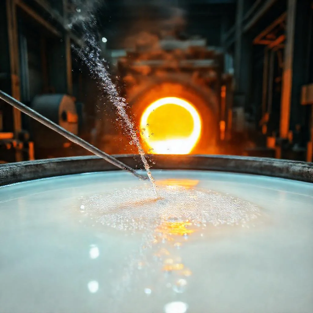 Дегазация алюминия продувкой расплава чистым аргоном Иллюстрация к статье: Дегазация алюминия продувкой расплава чистым аргоном